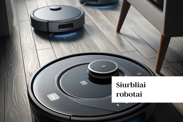 siurbliai robotai pigiau